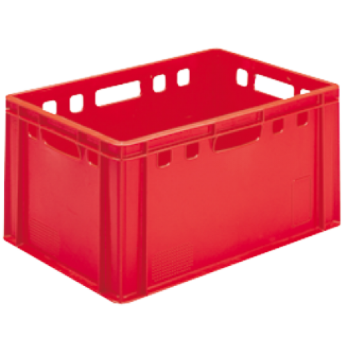 Red Euro Meat Containers E3